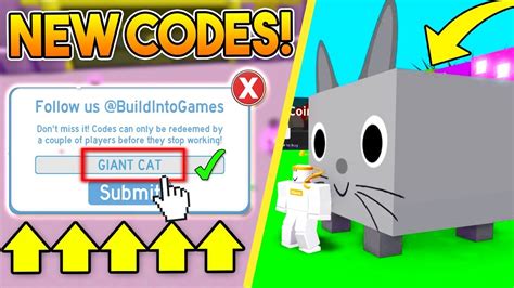 New Exclusive Codes In Pet Simulator Roblox