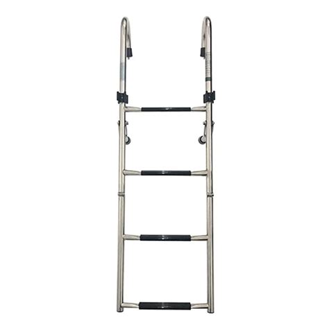 Buy Step Stool Stainless Steel Boat Ladder4 Steps Foldable Pontoon
