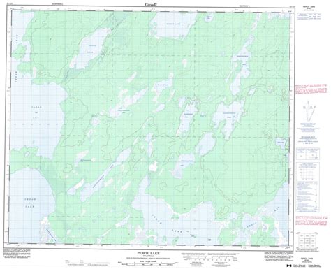 Buy Perch Lake Topo Map 063g05 Yellowmaps Map Store