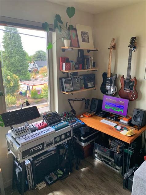 Small Music Studio Music Studio Room Home Music Rooms Home Studio Setup