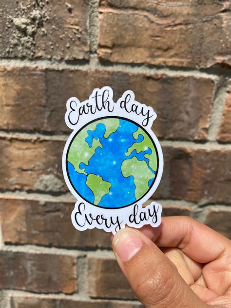 Earth Day Sticker Pack 3pk Earth Stickers Pegatinas De La Etsy