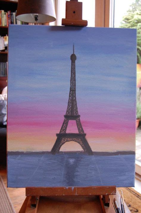 160 Eiffel Tower Painting Ideas Painting Eiffel Tower Painting