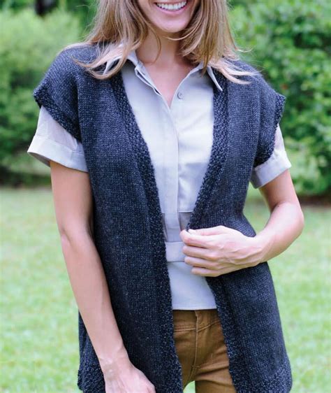 Download free knitted vest patterns, gather your supplies and start stitching today. Women's vest knitting pattern free