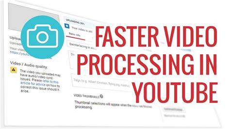 Faster Video Processing In Youtube Quick Tip Youtube