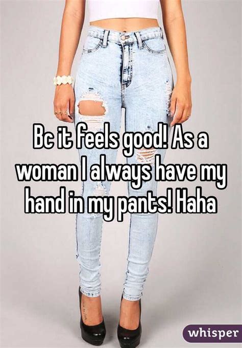 why do guys always have their hands down their pants