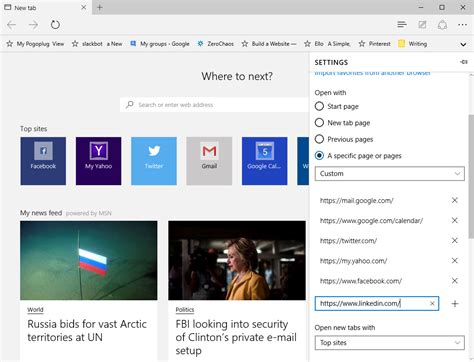 How To Set Up Multiple Tabs In Microsoft Edge Gallery