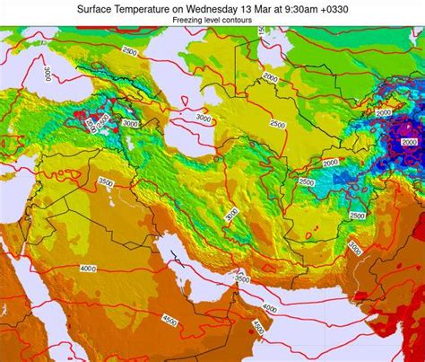 Azerbaijan Surface Temperature On Tuesday 01 Sep At 1030pm Irdt