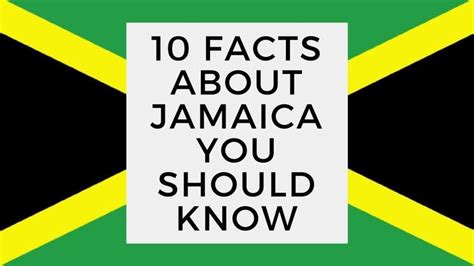 10 Facts About Jamaica 🇯🇲 Jamaica Facts Facts 10 Interesting Facts