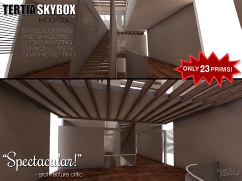 Second Life Marketplace Tesla Tertia Contemporary Skybox 3