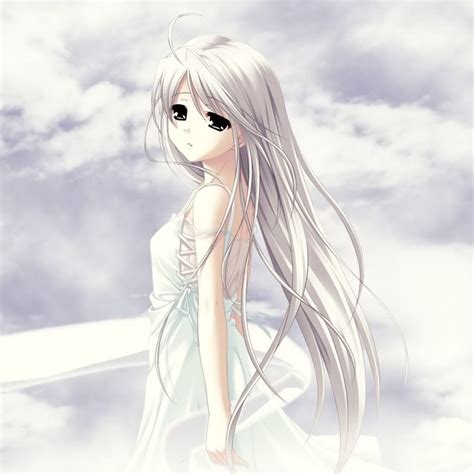 White haired female anime character, konpaku youmu, short hair, silver hair, touhou. White Clarity - Zerochan Anime Image Board