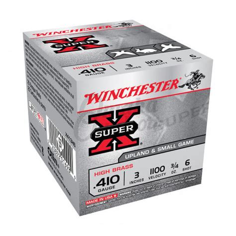 winchester super x 410 3 inch 6 shot omaha outdoors