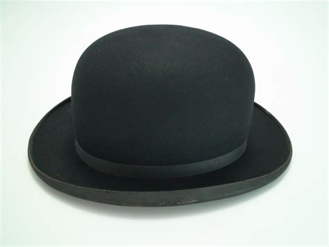 Stetson Excellent Quality Black Fur Felt Bowler Derby Hat