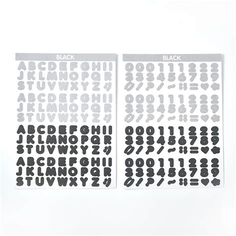 Jual Missjojo Stiker Huruf Deco Alphabet Untuk Number Aesthetic Sticker Sheet Kiss Cut Sticker