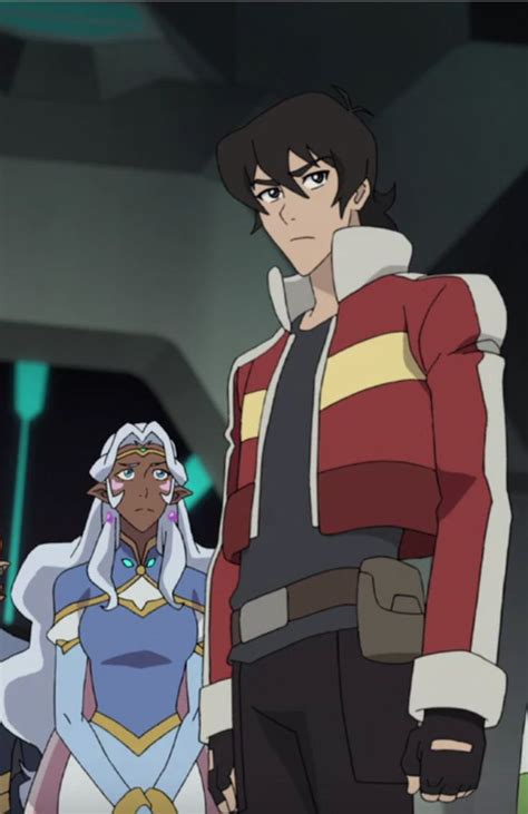 Keith And Princess Allura Figuring Out How To Reform Voltron From Voltron Legendary Defender