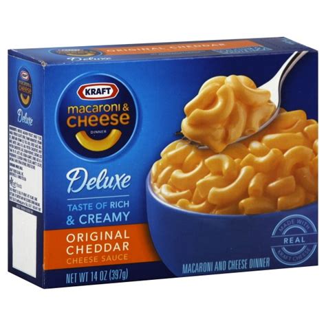 Kraft Macaroni And Cheese Deluxe Dinner Original Cheddar