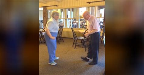 grandpa steals the show dancing to “uptown funk”