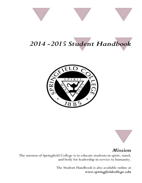 2014 2015 Student Handbook