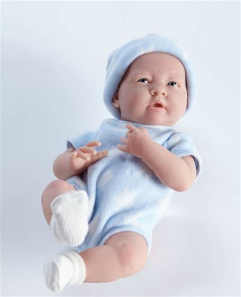Buy La Newborn Real Boy Baby Doll Blue 38cm At Mighty Ape Nz