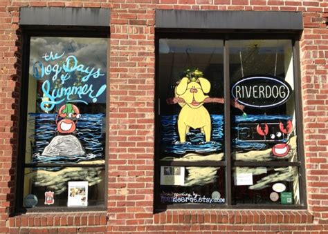 Choose your favorite window paintings from 27,896 available designs. mandeeblogs: The Dog Days of Summer window painting