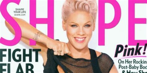 Pink Reveals Weight Loss On The Cover Of Shape Complex