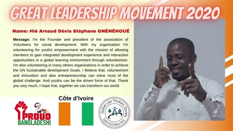 Proud Bangladeshi Peace And Leadership Movement Côte Divoire Youtube