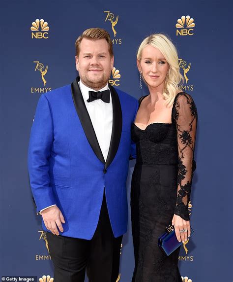 James Corden And Wife Julia Carey Cosy Up At The Emmy Awards Daily