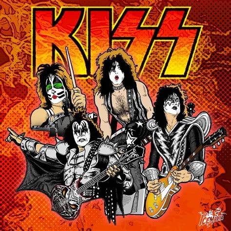 Rock N Roll Kiss Art Kiss Rock Bands Kiss Pictures