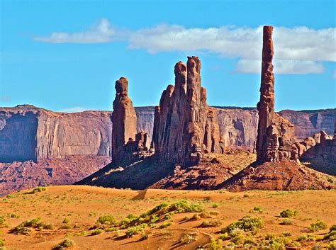 Totem Pole In Monument Valley Navajo Tribal Park Az Photograph By Ruth