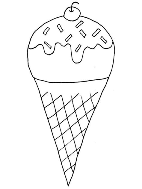 Cartoon penguin with ice cream. Ice Cream Cone Coloring Pages | Ice cream coloring pages ...