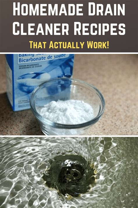 Homemade Drain Cleaner Recipes And Ideas That Work Homemade Drain