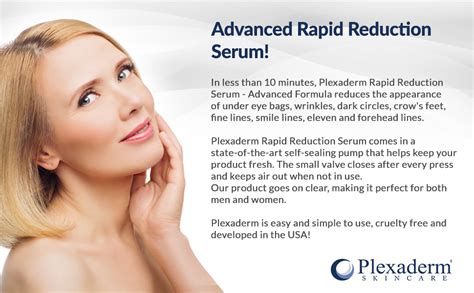 Plexaderm Rapid Reduction Eye Serum Advanced Formula Anti Aging