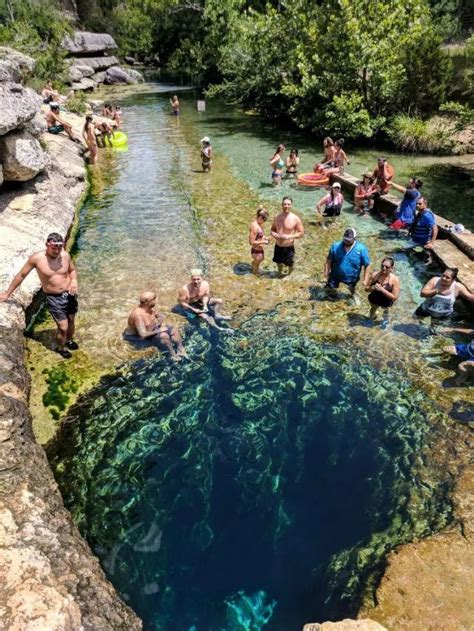 Jacobs Well A Swimming Hole For Thrill Seekers In The Heart Of Texas