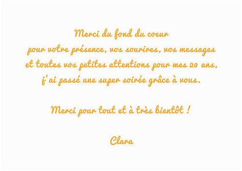 Une fois le support choisi, il. Message original remerciement anniversaire - Kitchen93