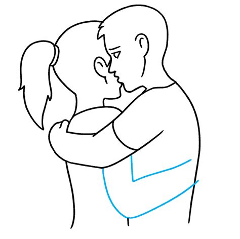 How To Draw A Hug Really Easy Drawing Tutorial