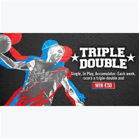 Triple-double - Win €50 each week - Winamax