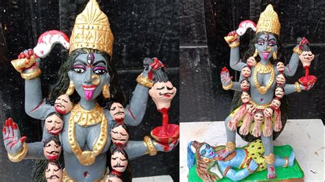 How To Colour Maa Kali Murti First Mahavidya Part