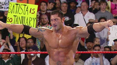 Batista Vs Randy Orton Raw April 4 2005 Wwe