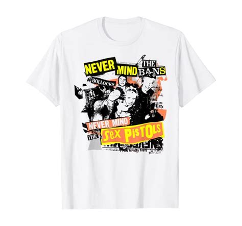 Sex Pistols Official Classic Anarchy T Shirt Clothing