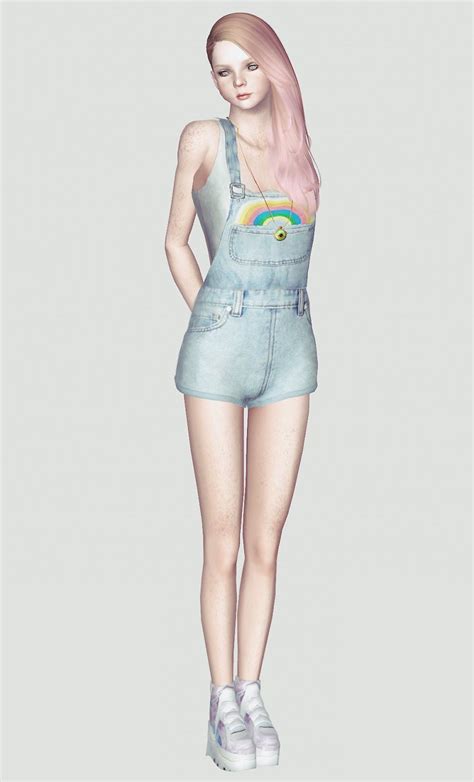Momo Rainbow Jumper Sims 3 Sims Sims 4