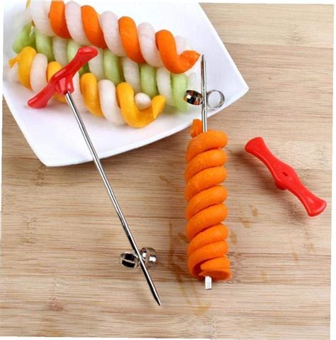 Vegetables Spiral Knife Screw Slicer Stainless Steel Wire Potato Carrot