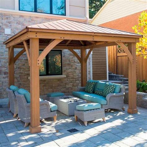 To have a pretty spot in your backyard? 58+ Comfortable Backyard Gazebo Design Ideas - Page 3 of 59