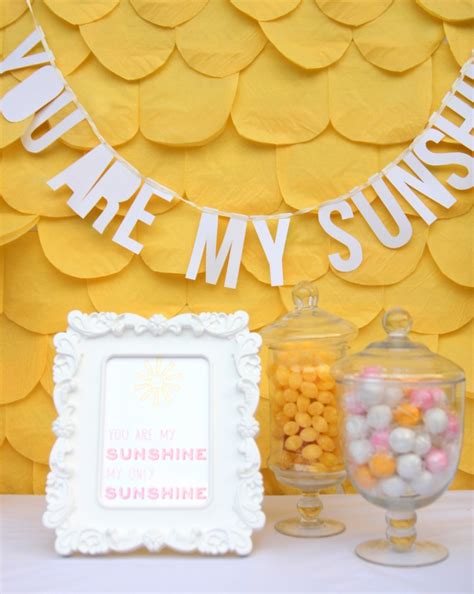 You Are My Sunshine Baby Shower And Some Cheerful Baby Shower Ideas