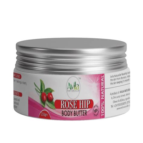 Rosehip Body Butter 250g Avila Naturalle Skincare