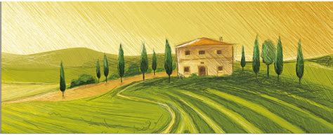 Ein teppich soll die sorgsam ausgewählte küche optisch unterstützen und nicht dagegen wirken. Teppichläufer Küchenläufer Teppiche Mediterrane Landschaft ...
