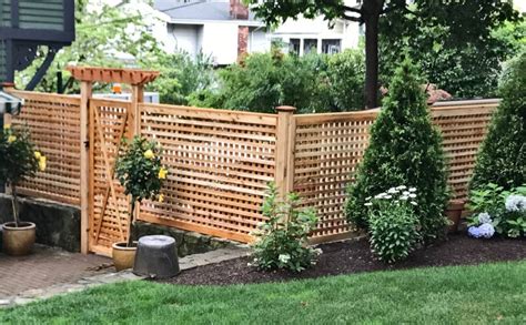 The wooden waney garden fencing panels, also known as overlap or larch lap fence panels, are the uk's most popular fencing panels. Heavy Cedar Lattice Panels for Sale | Campanella Fence