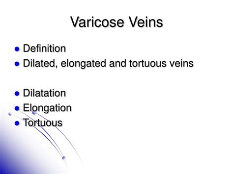 Ppt Varicose Veins Powerpoint Presentation Free Download Id 3377866