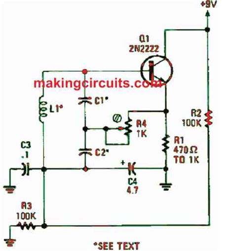 Transistor Oscillator Circuit Diagram