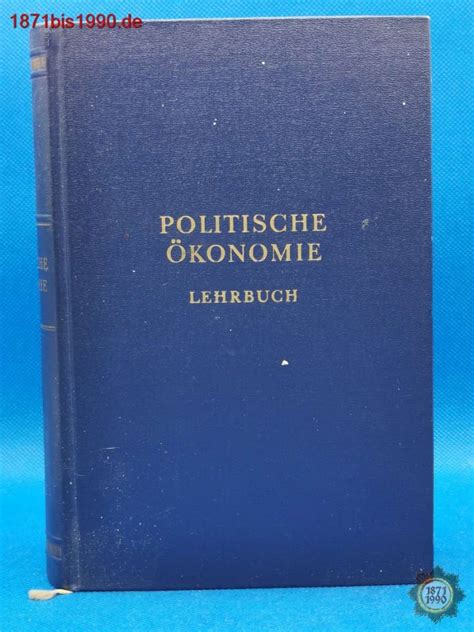 Buchpolitische Ökonomie Lehrbuch 1955 Akademie Der Wissenschaften