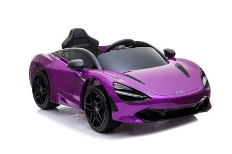 Mclaren 720s Sports Car 12v Electric Ride On Toy For Kids Purple