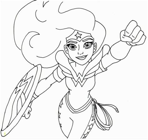 Dibujos De Dc Super Hero Girls Para Colorear Wonder Day Dibujos